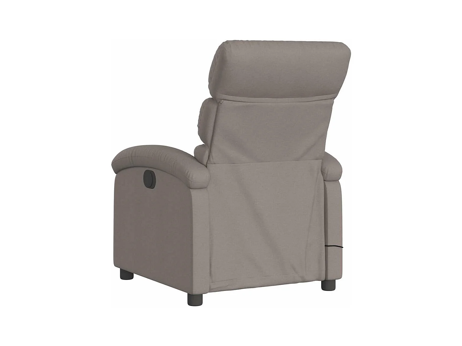 Fauteuil massant inclinable Taupe Tissu