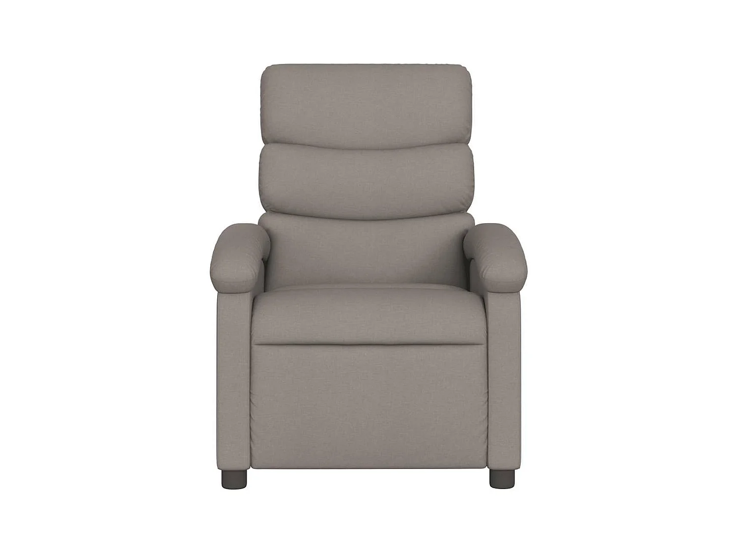 Fauteuil massant inclinable Taupe Tissu