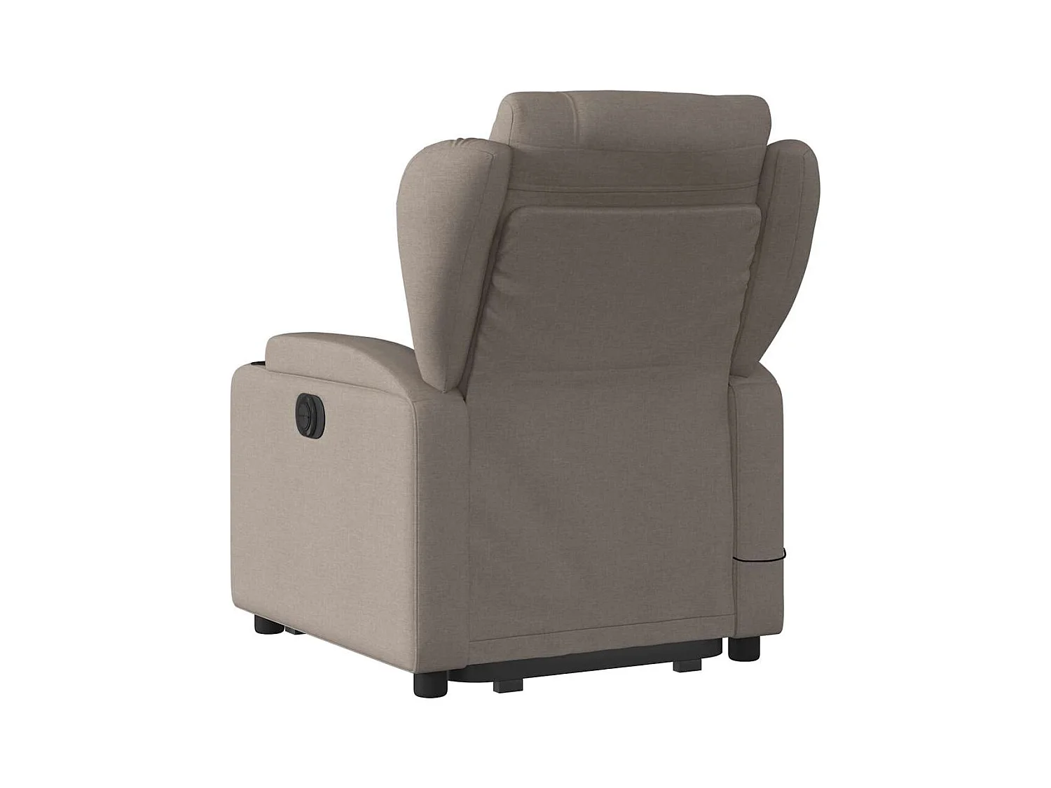 Fauteuil inclinable massant Taupe Tissu