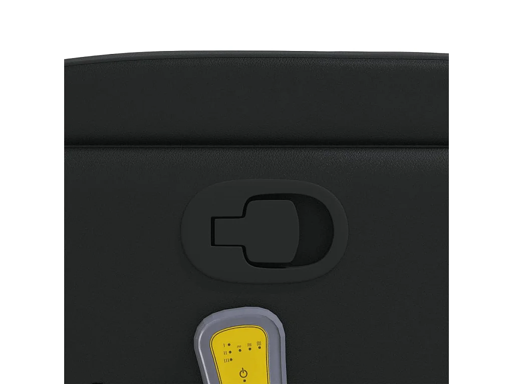 Massagestoel verstelbaar kunstleer zwart