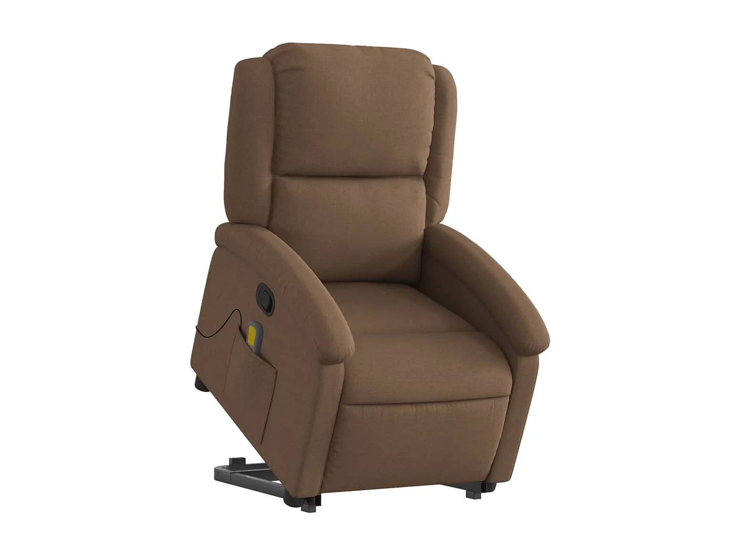Fauteuil massant inclinable Marron Tissu