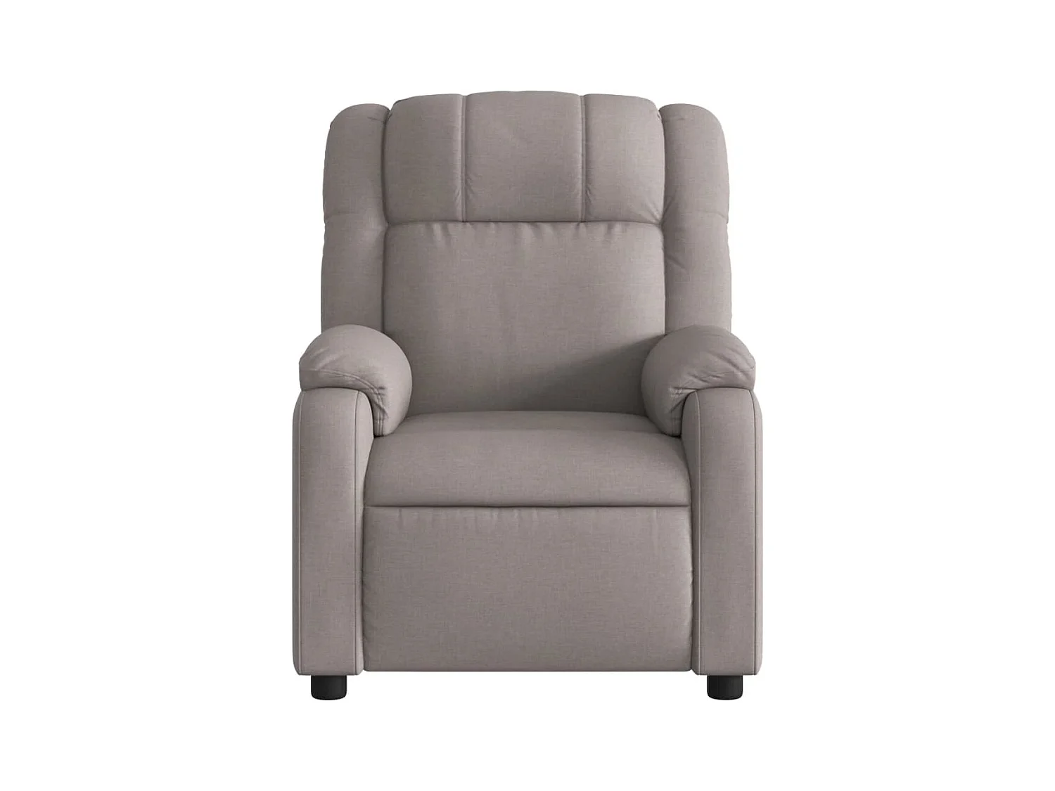 Fauteuil massant inclinable Taupe Tissu