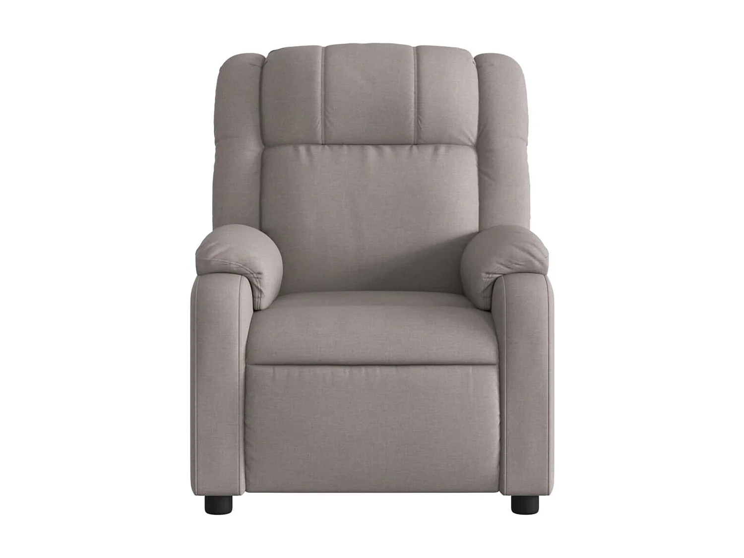 Fauteuil massant inclinable Taupe Tissu
