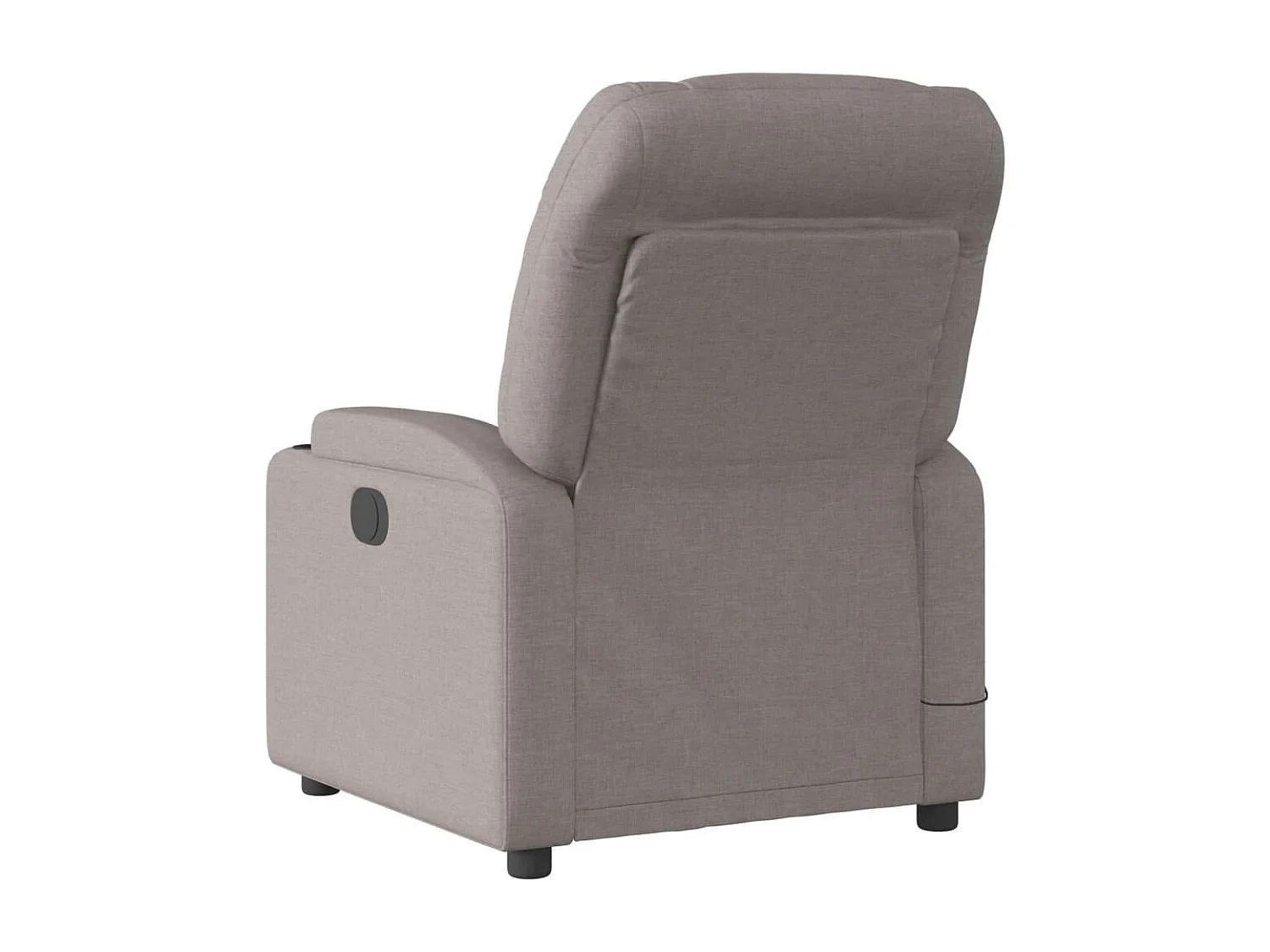 Massagestoel elektrisch verstelbaar stof taupe