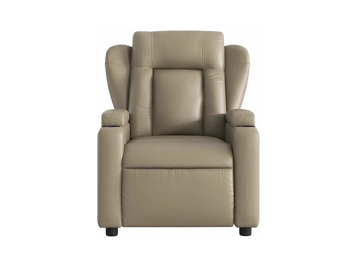 Fauteuil massant inclinable Cappuccino Similicuir