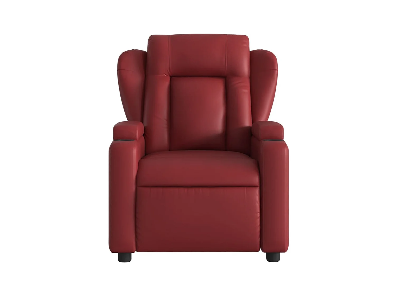Fauteuil massant inclinable Rouge bordeaux Similicuir
