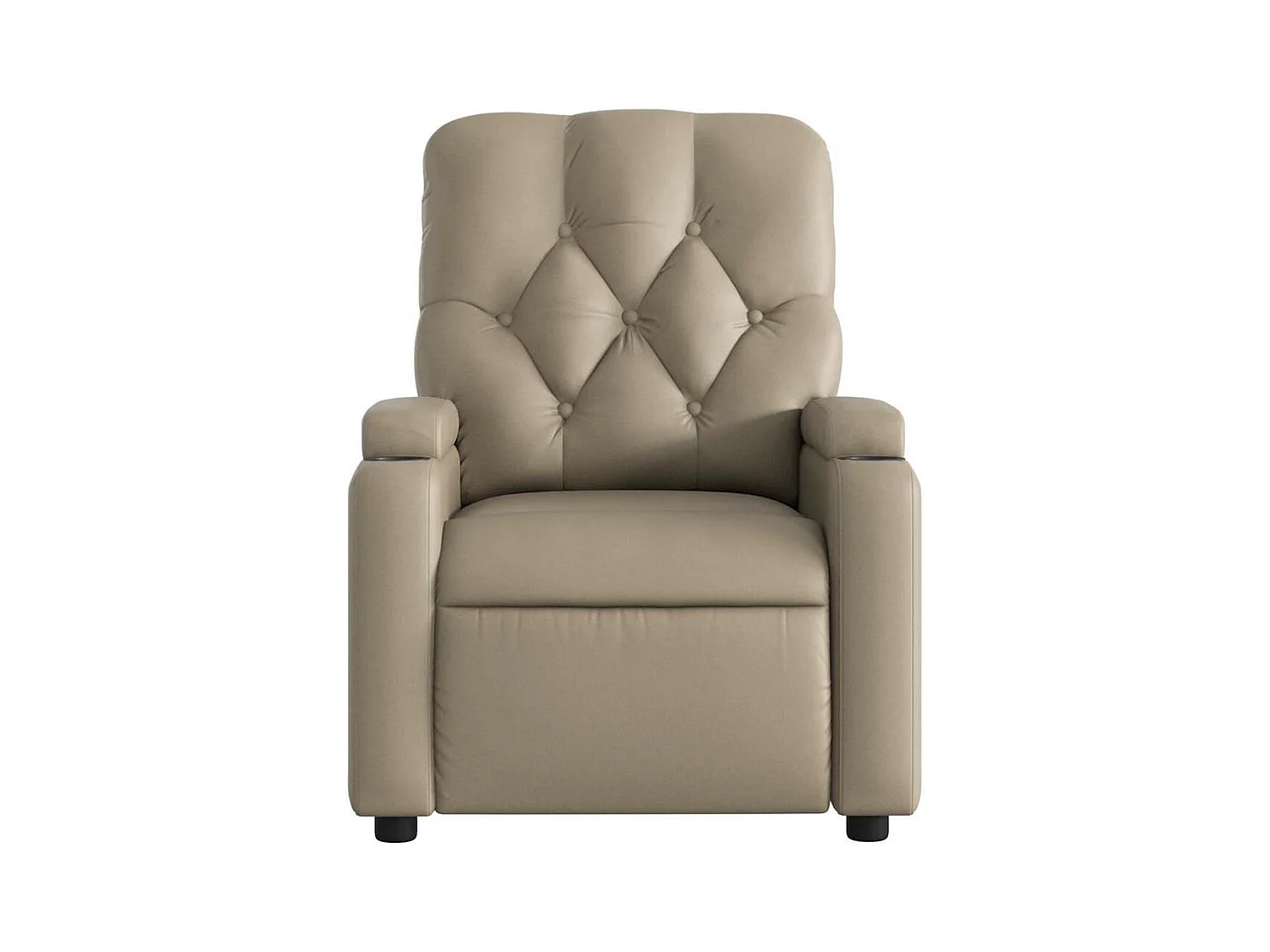 Fauteuil massant inclinable Cappuccino Similicuir