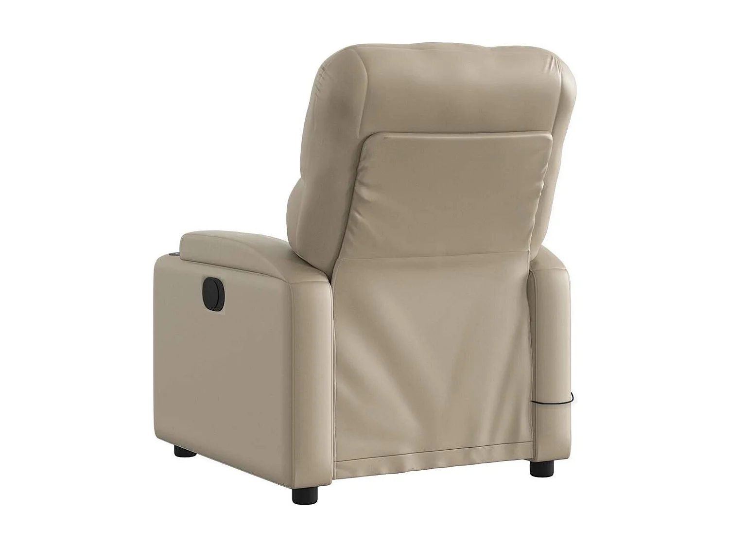 Fauteuil massant inclinable Cappuccino Similicuir