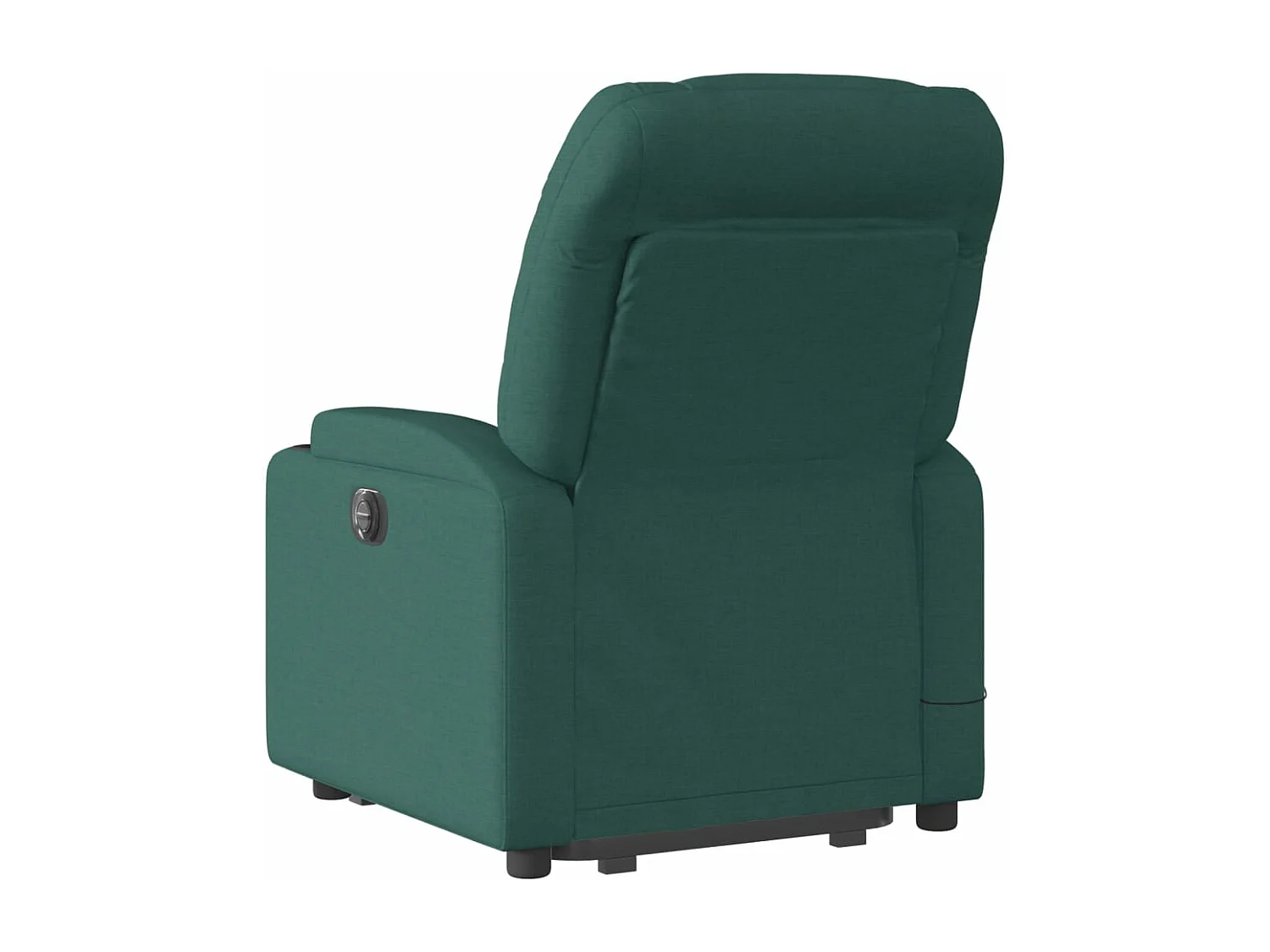 Fauteuil inclinable massant Vert foncé Tissu