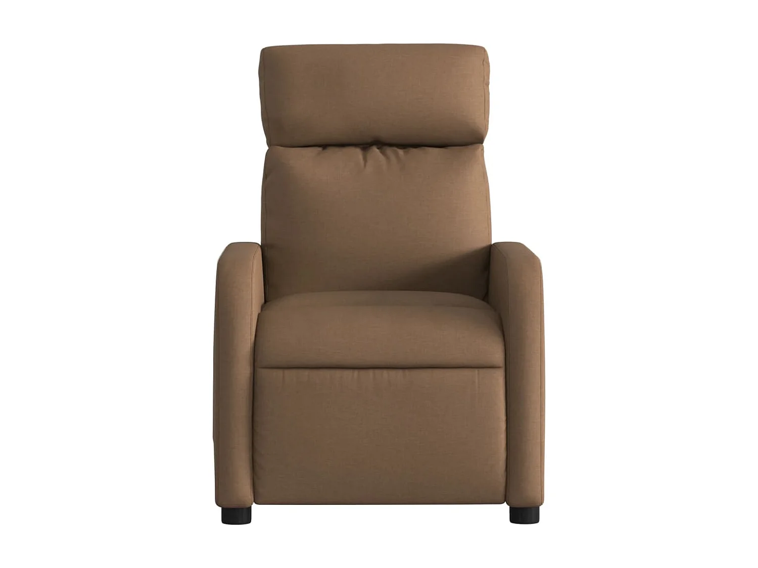 Fauteuil massant inclinable Marron Tissu