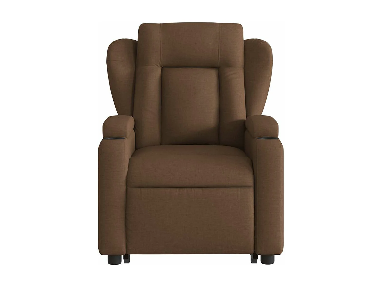 Fauteuil inclinable massant électrique Marron Tissu