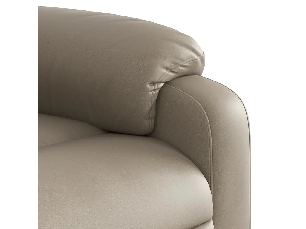 Fauteuil massant inclinable Cappuccino Similicuir