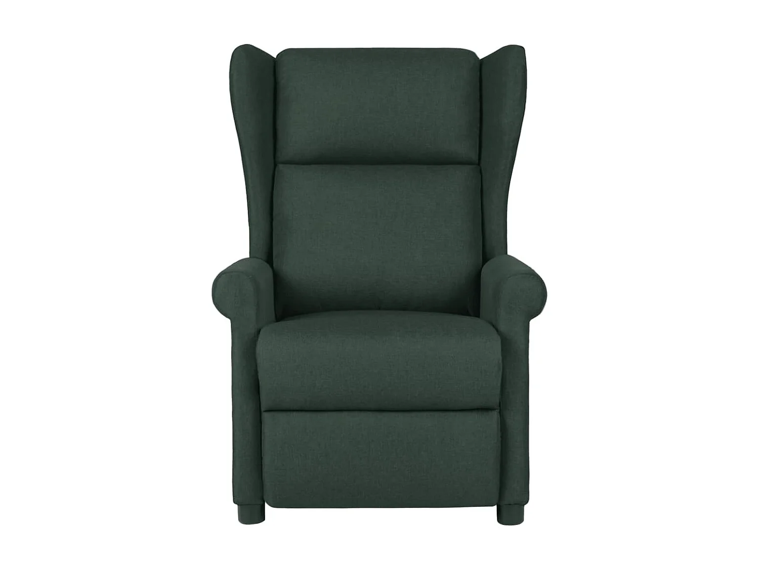 Fauteuil inclinable Vert foncé Tissu