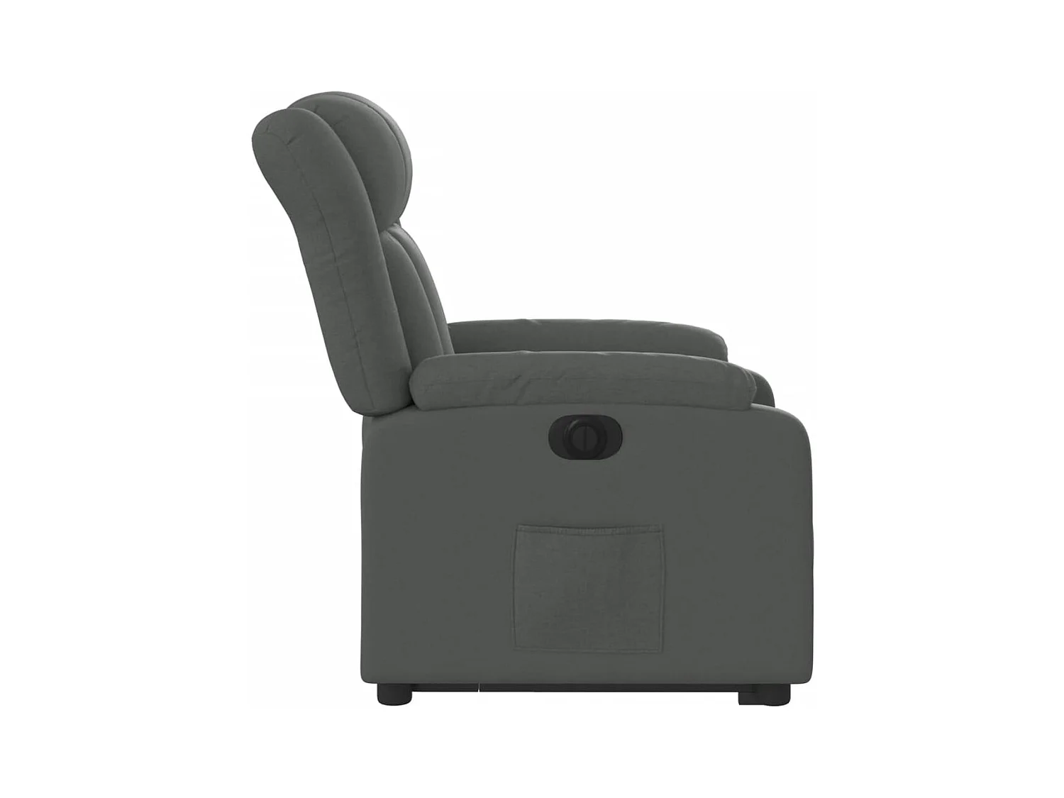 Fauteuil inclinable électrique gris foncé tissu