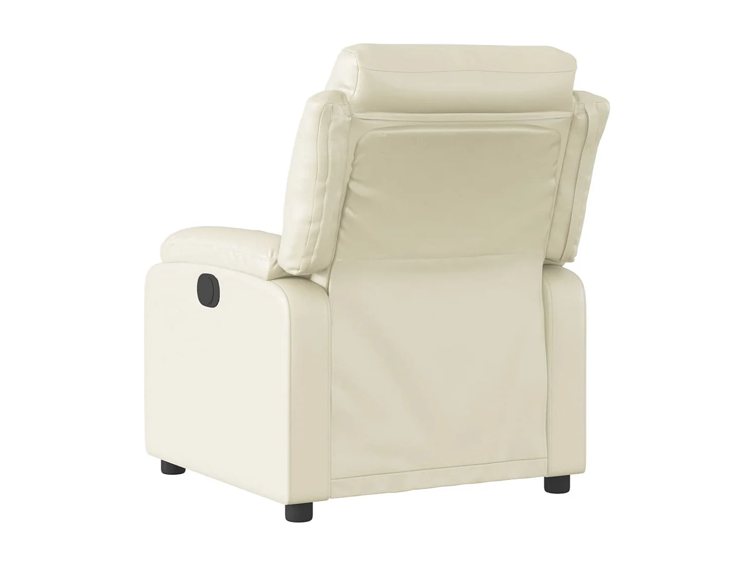 Fauteuil inclinable Crème Similicuir