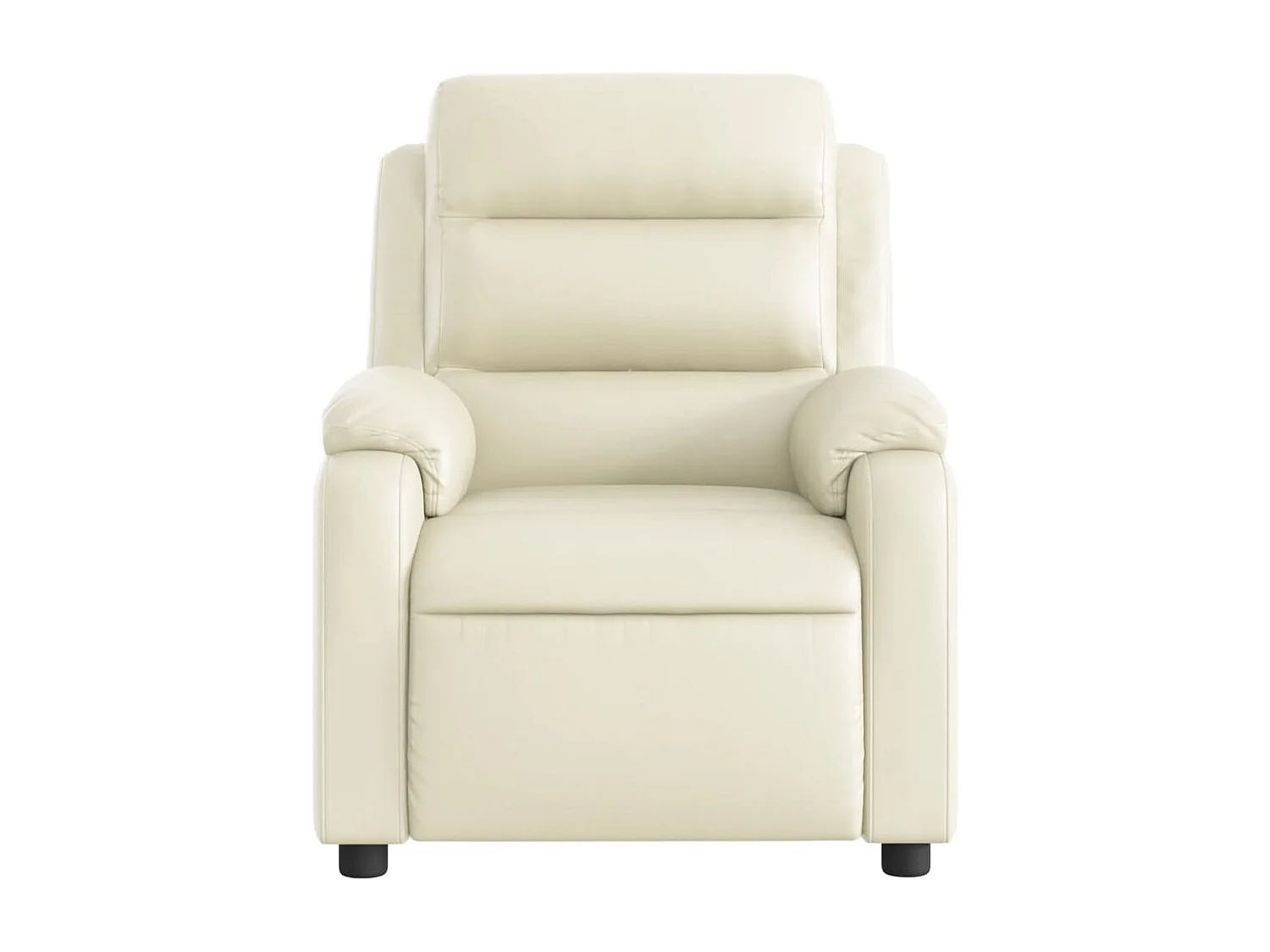 Fauteuil inclinable Crème Similicuir