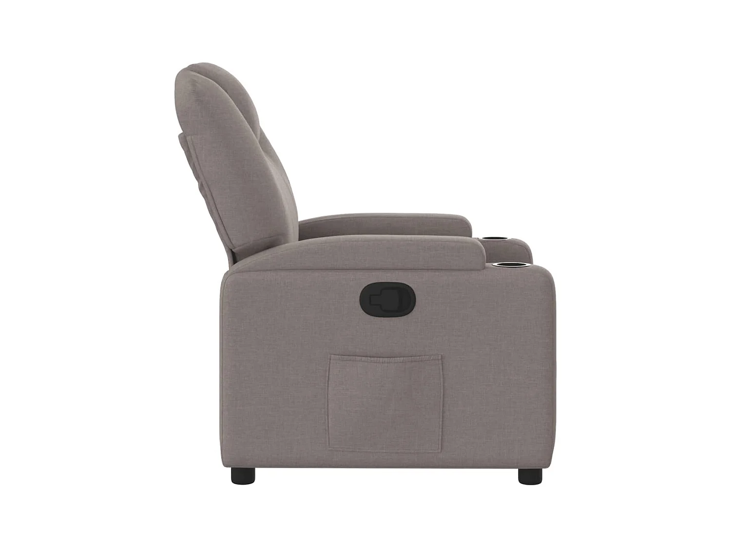 Fauteuil inclinable Taupe Tissu