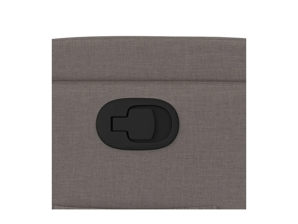 Fauteuil inclinable Taupe Tissu