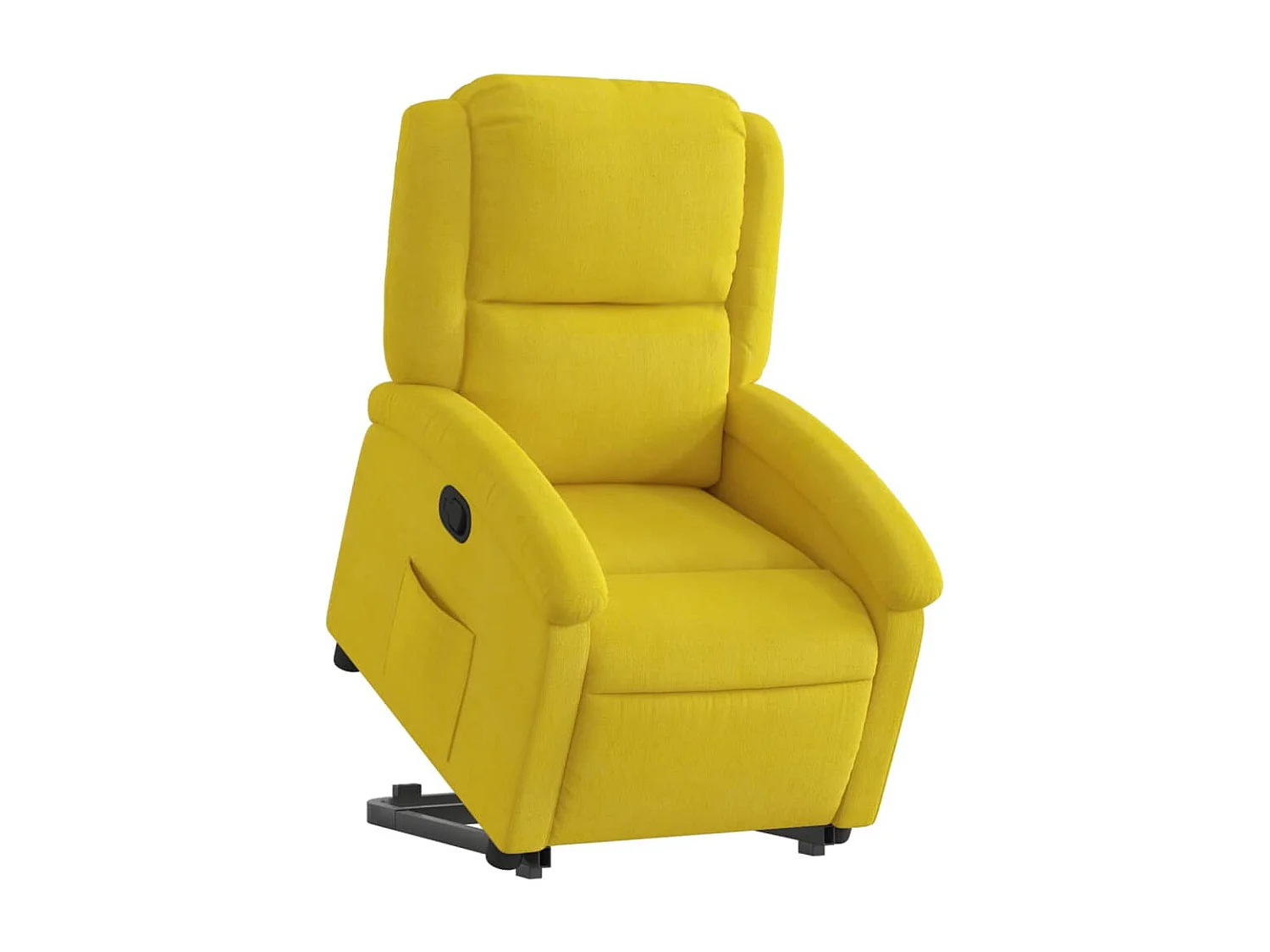Fauteuil inclinable Jaune Velours