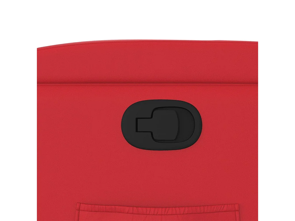 Fauteuil inclinable Rouge Similicuir