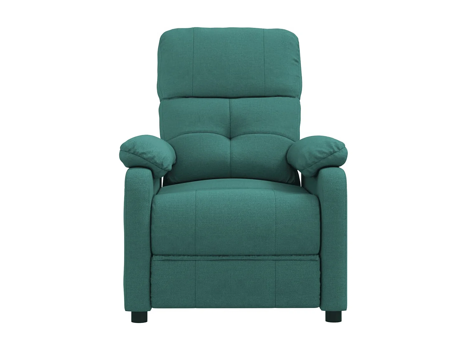 Fauteuil inclinable Vert foncé Tissu