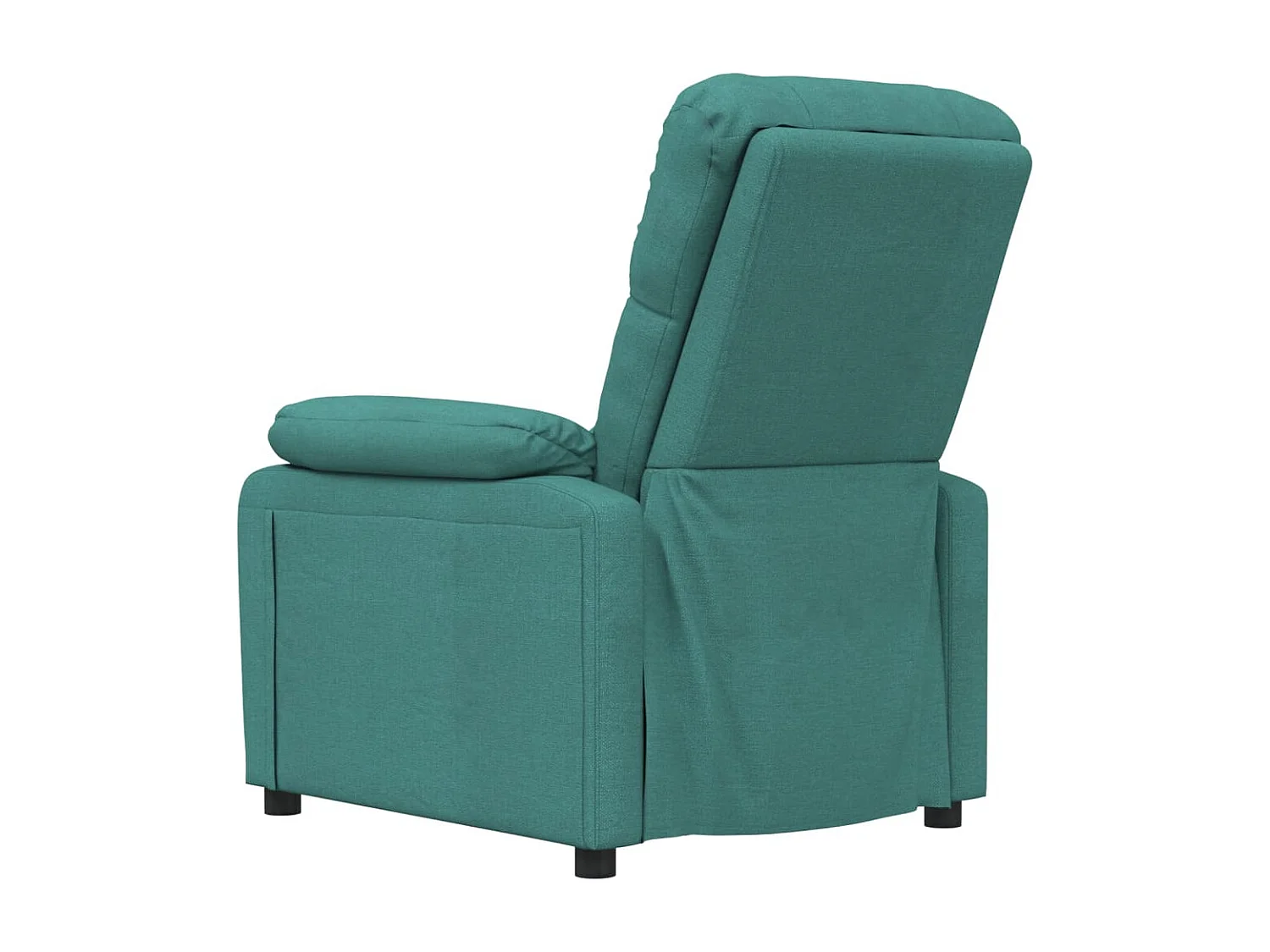 Fauteuil inclinable Vert foncé Tissu