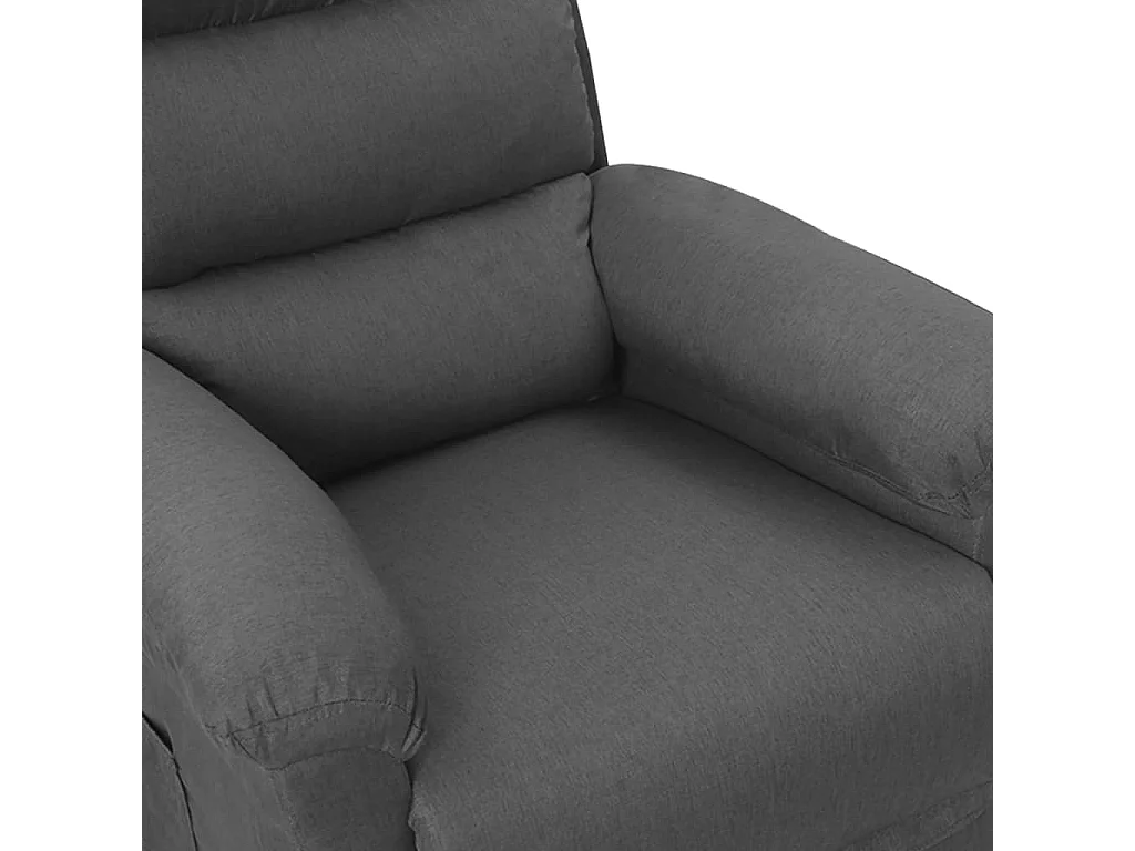 Fauteuil inclinable Gris foncé Tissu