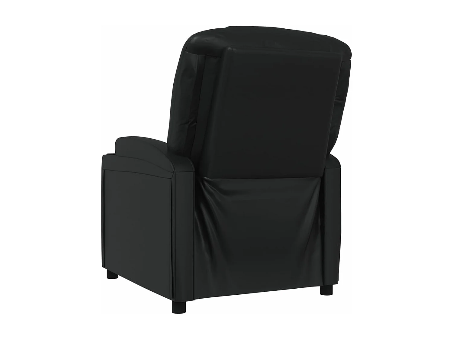 Fauteuil inclinable Noir Similicuir