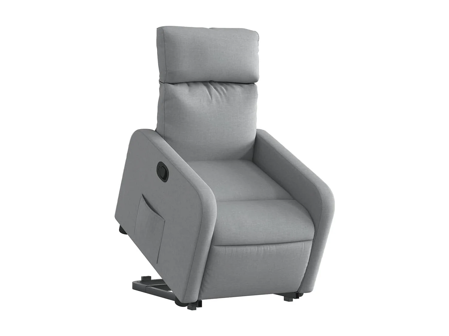 Fauteuil inclinable Gris clair Tissu