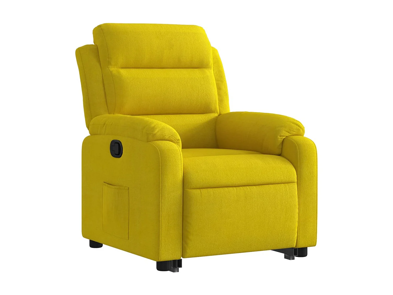 Fauteuil inclinable Jaune Velours