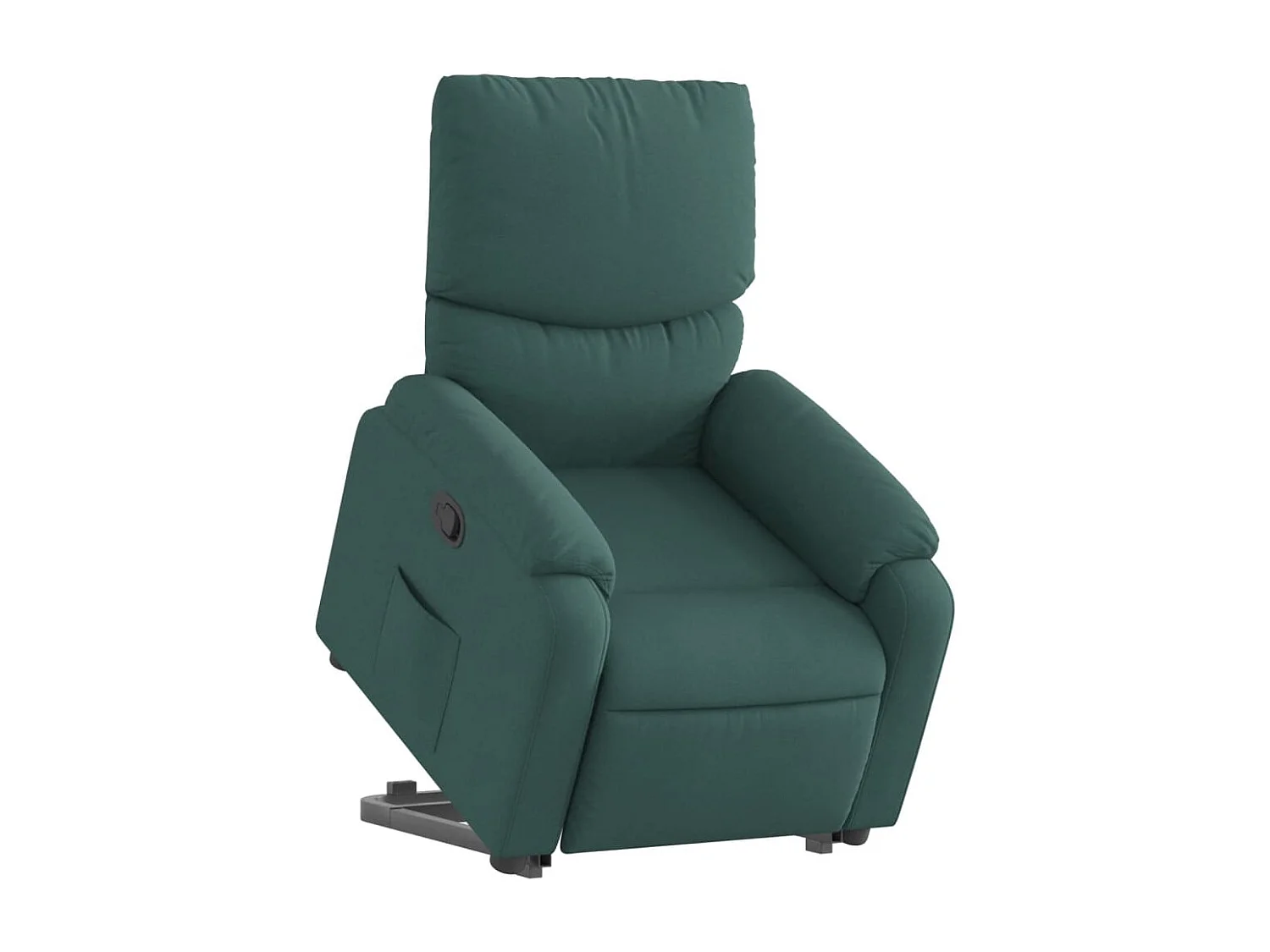 Fauteuil inclinable vert foncé tissu