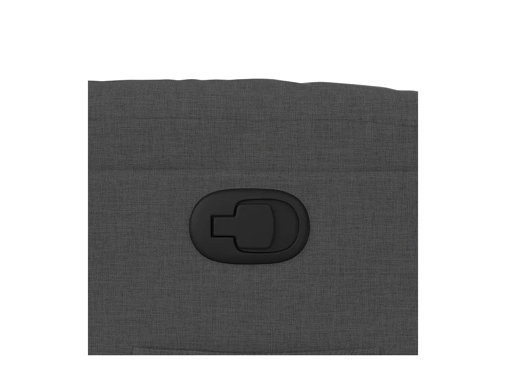 Fauteuil inclinable Gris foncé Tissu
