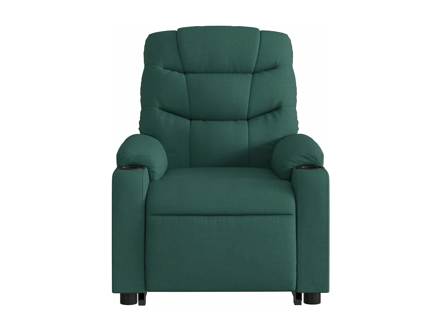 Fauteuil inclinable vert foncé tissu