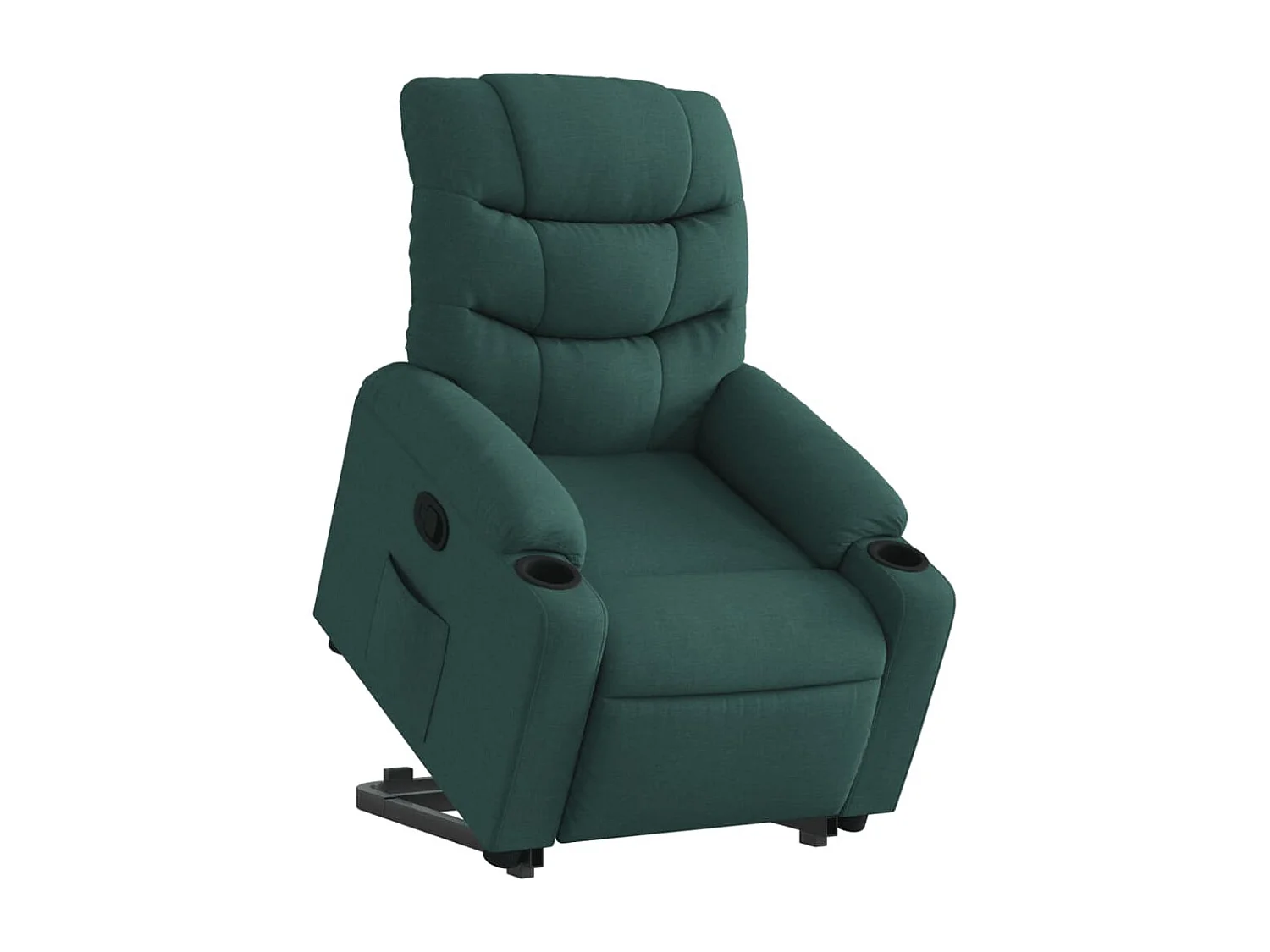 Fauteuil inclinable vert foncé tissu