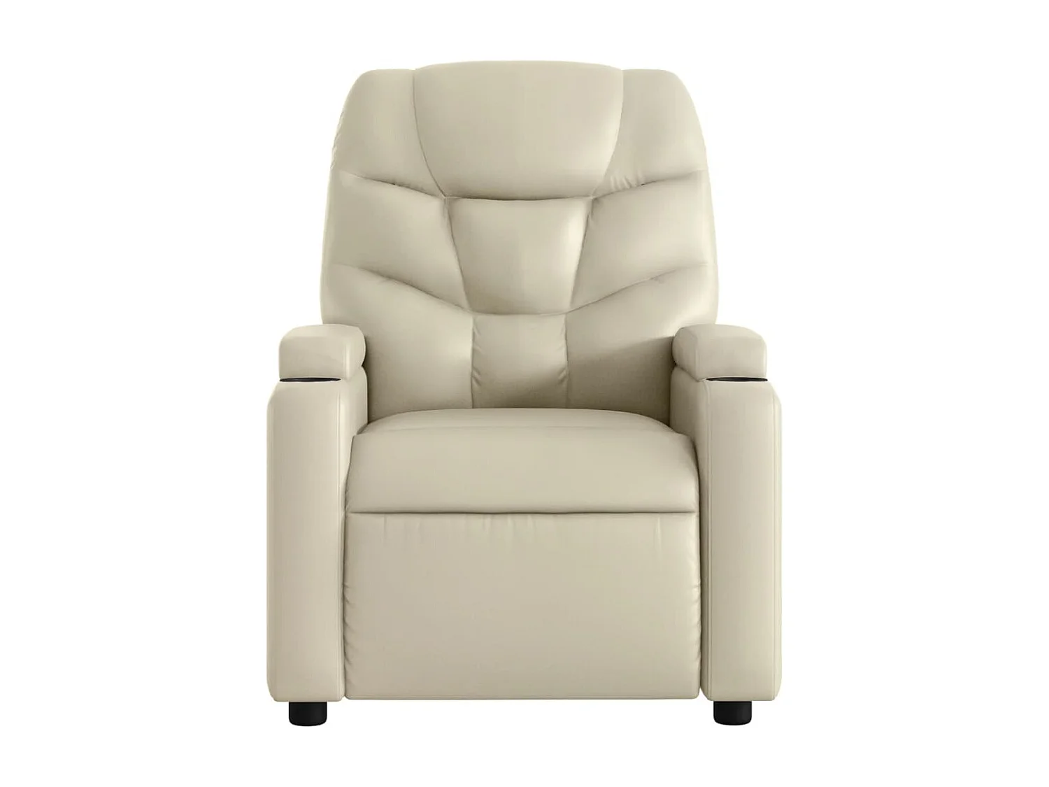 Fauteuil inclinable électrique Crème Similicuir