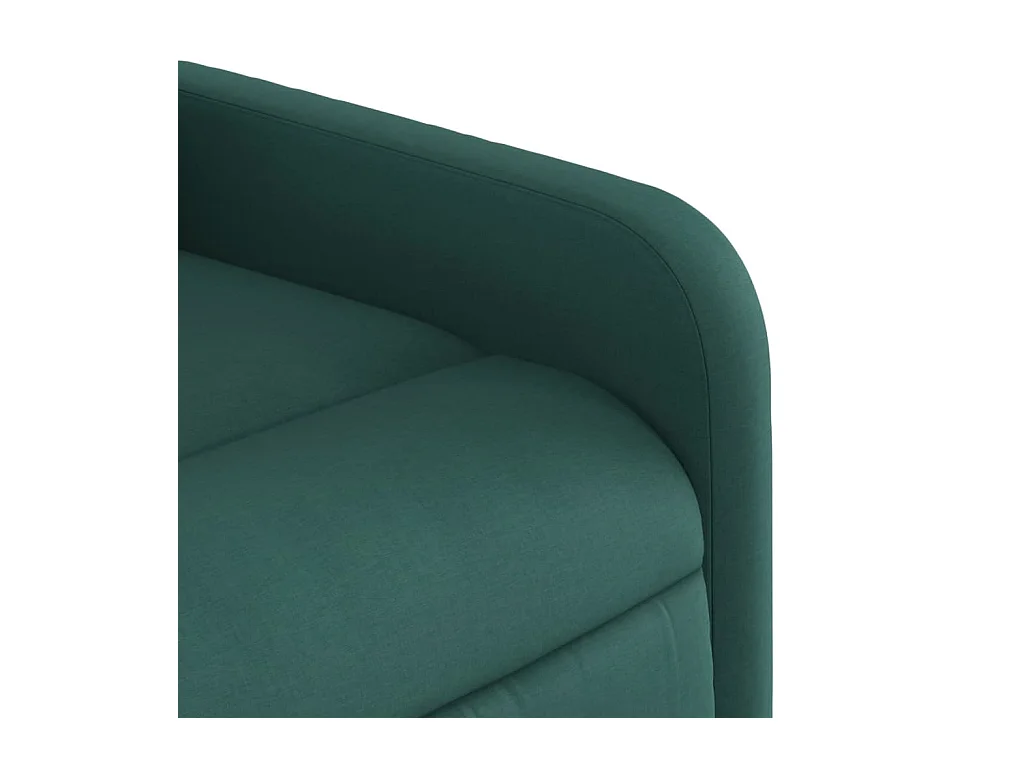 Fauteuil inclinable Vert foncé Tissu