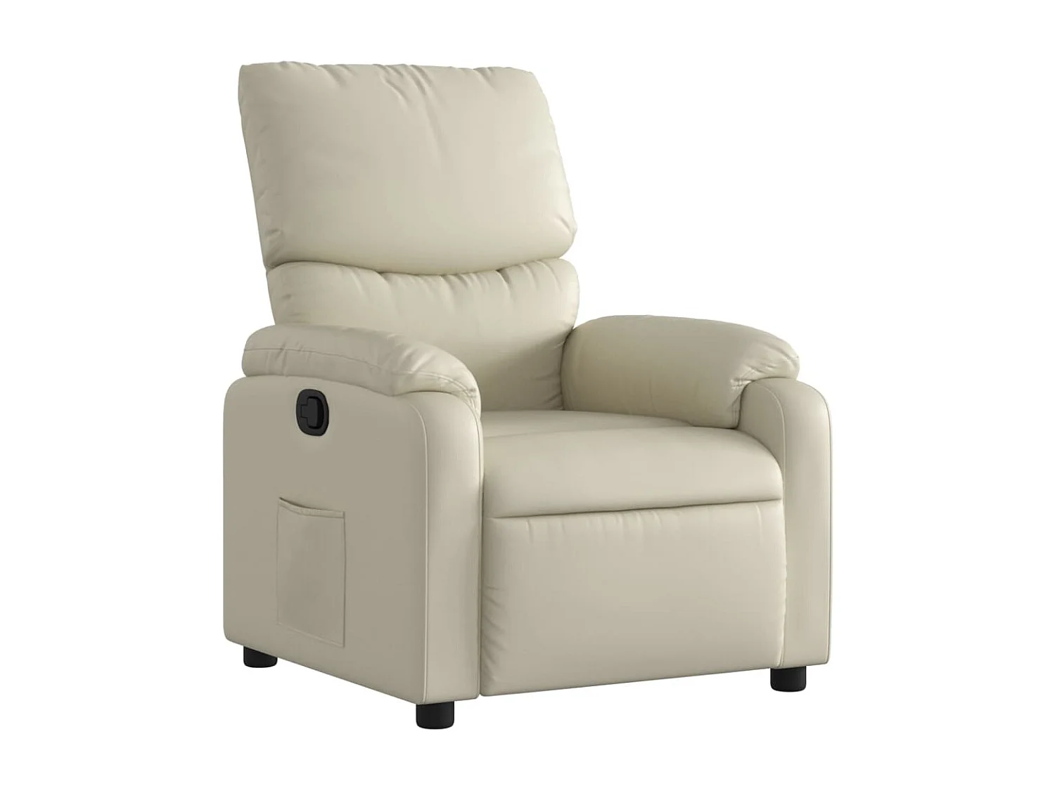 Fauteuil inclinable Crème Similicuir