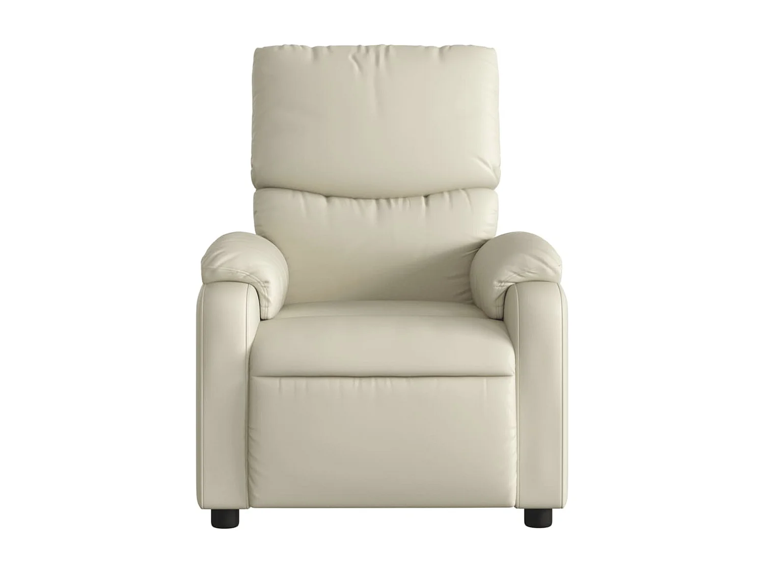 Fauteuil inclinable Crème Similicuir