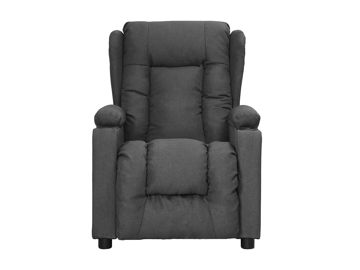Fauteuil inclinable Gris foncé Tissu