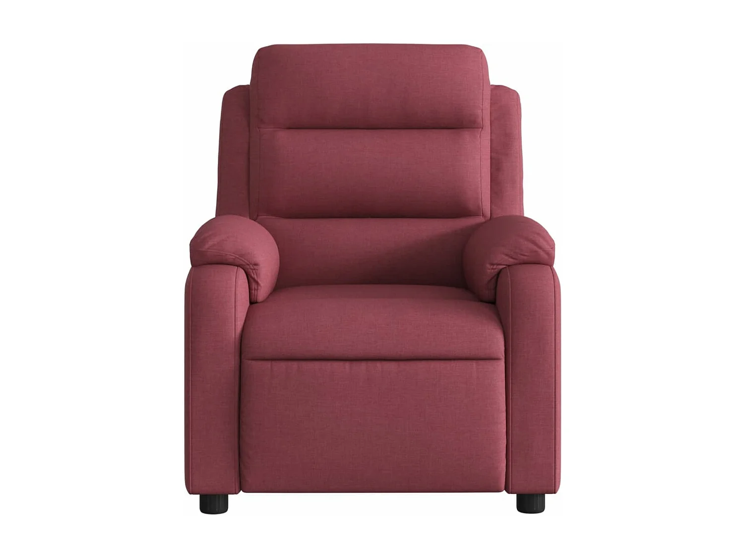 Fauteuil inclinable électrique Rouge bordeaux Tissu