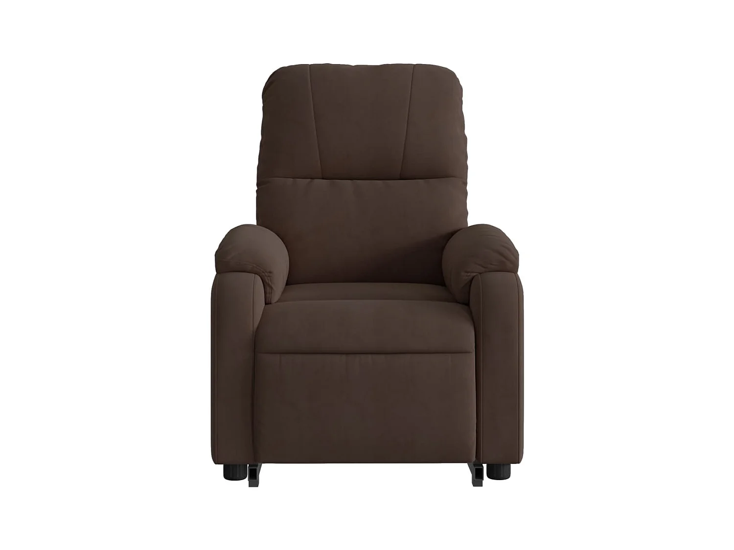 Fauteuil inclinable marron tissu microfibre