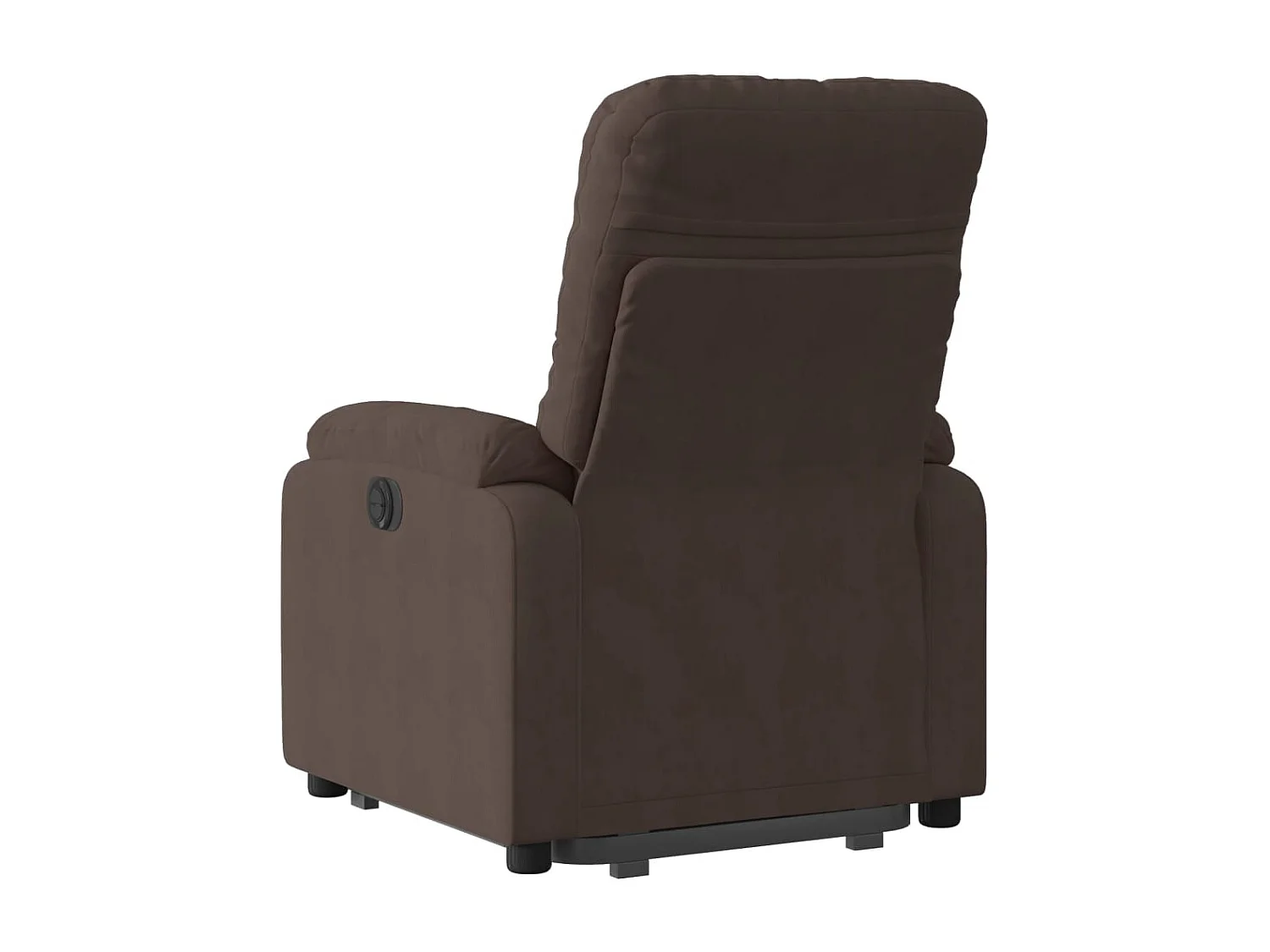 Fauteuil inclinable marron tissu microfibre