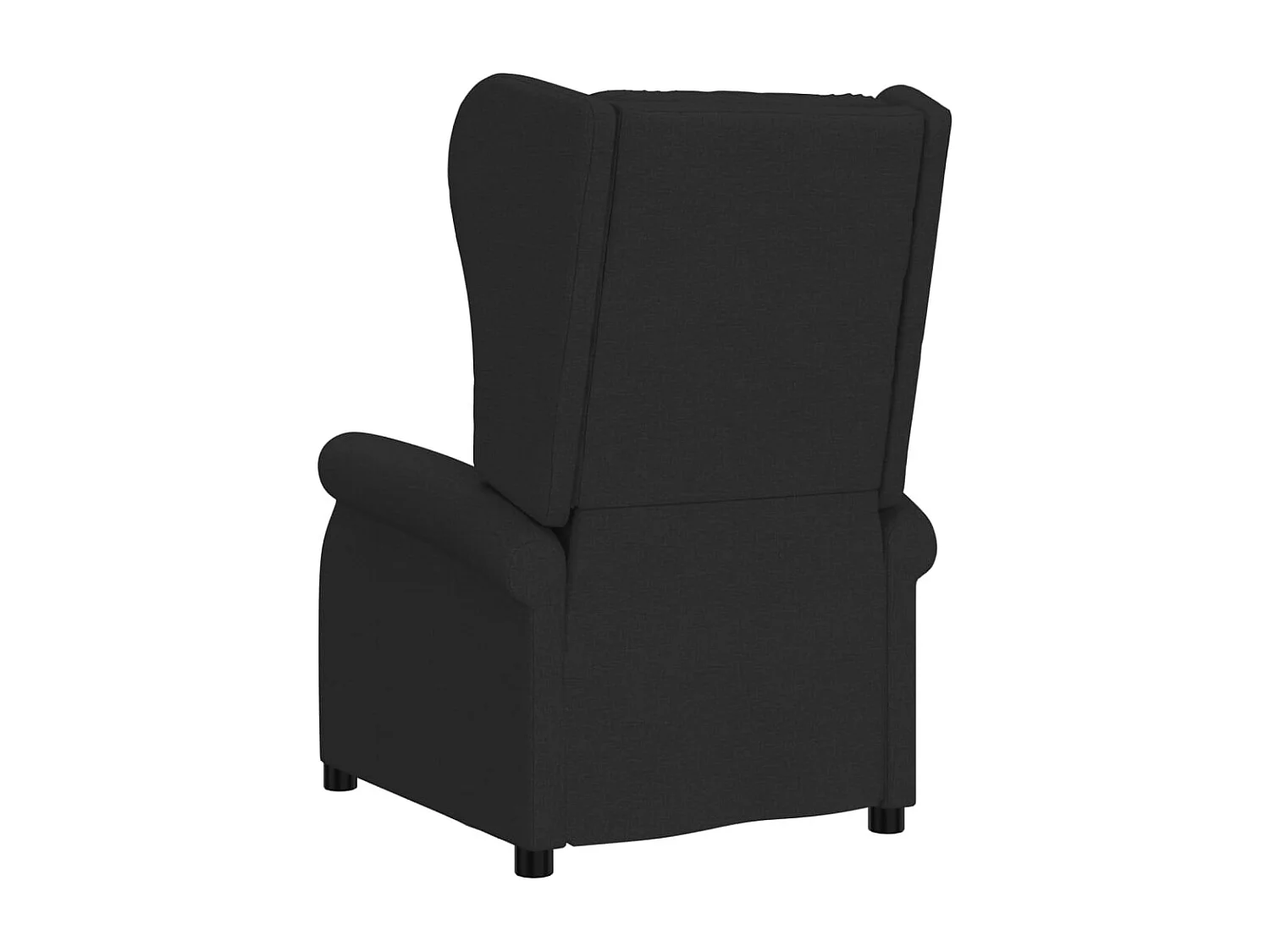 Fauteuil inclinable électrique à oreilles noir tissu