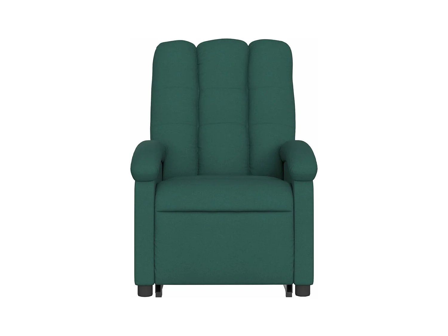 Fauteuil inclinable électrique vert foncé tissu