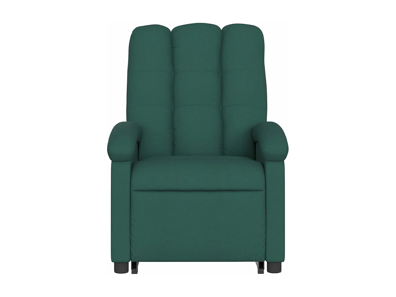 Fauteuil inclinable électrique vert foncé tissu
