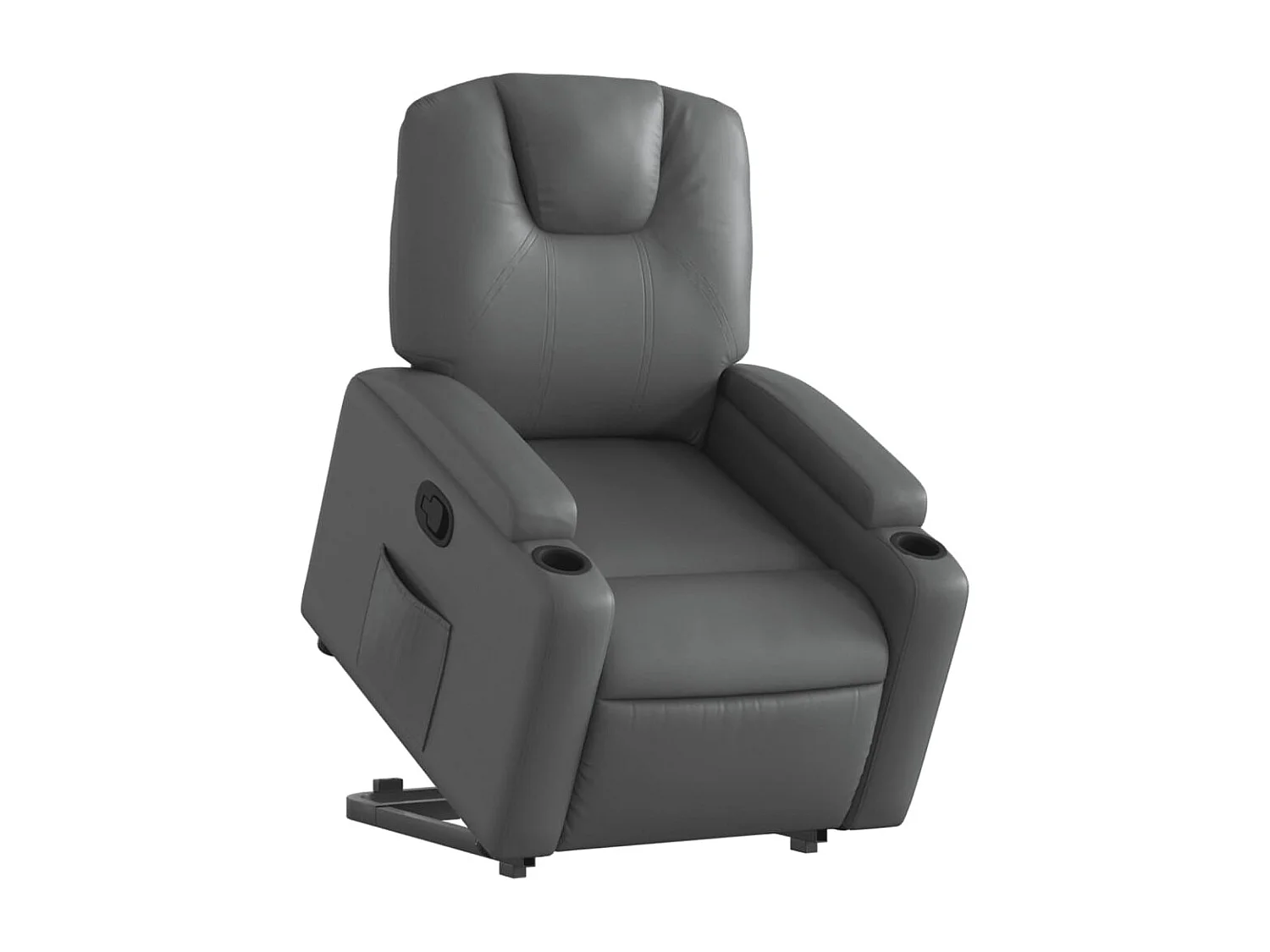 Fauteuil inclinable Gris Similicuir