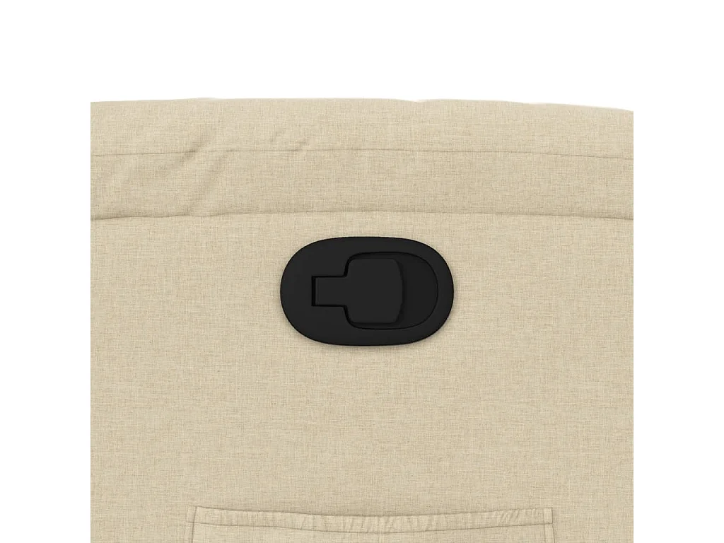Fauteuil inclinable Crème Tissu