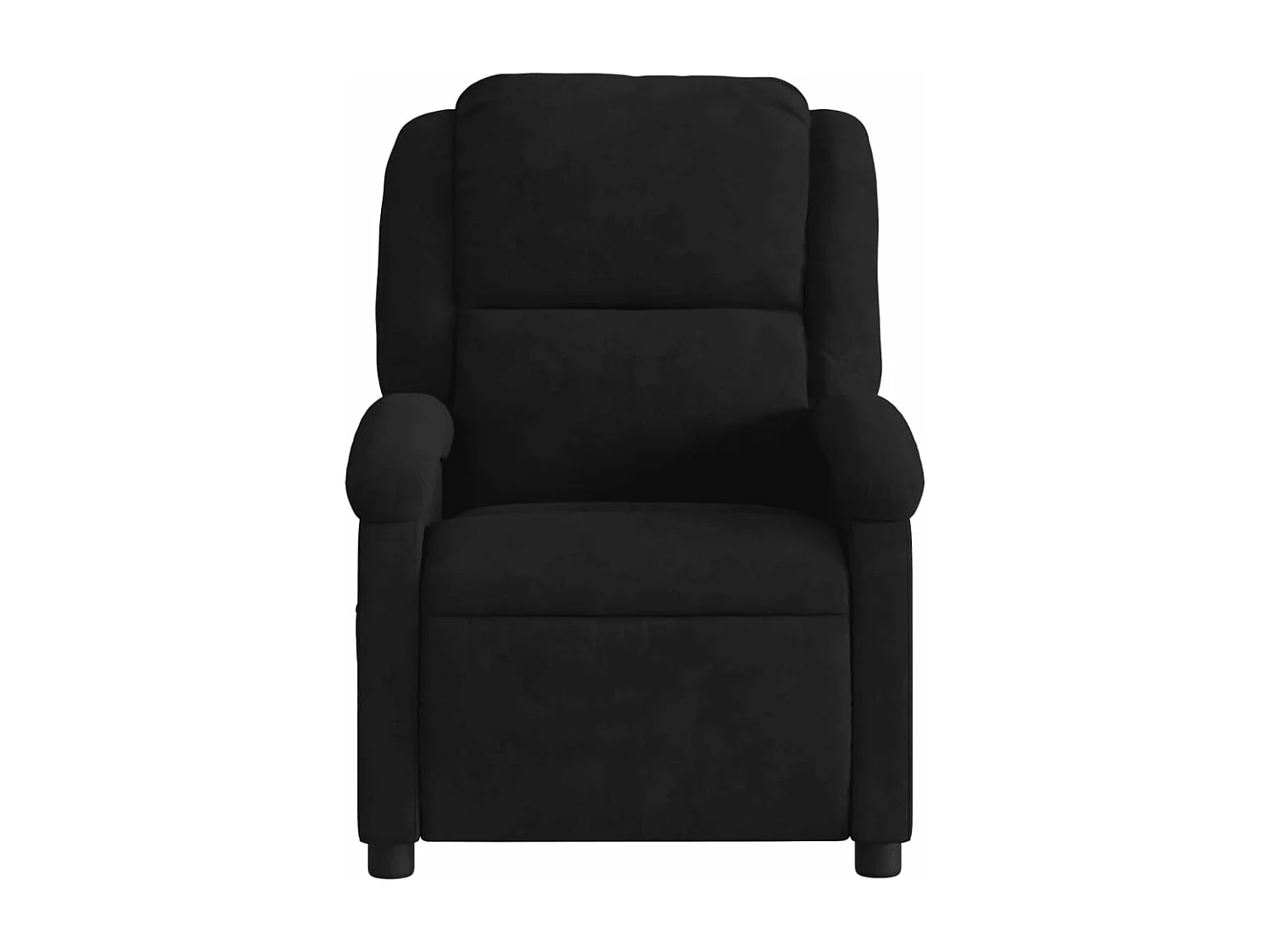 Fauteuil inclinable noir velours