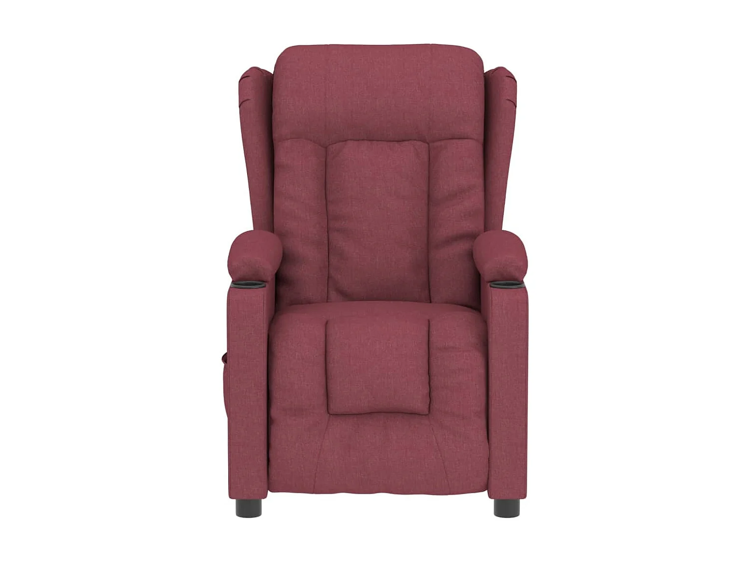 Fauteuil inclinable électrique Rouge bordeaux Tissu