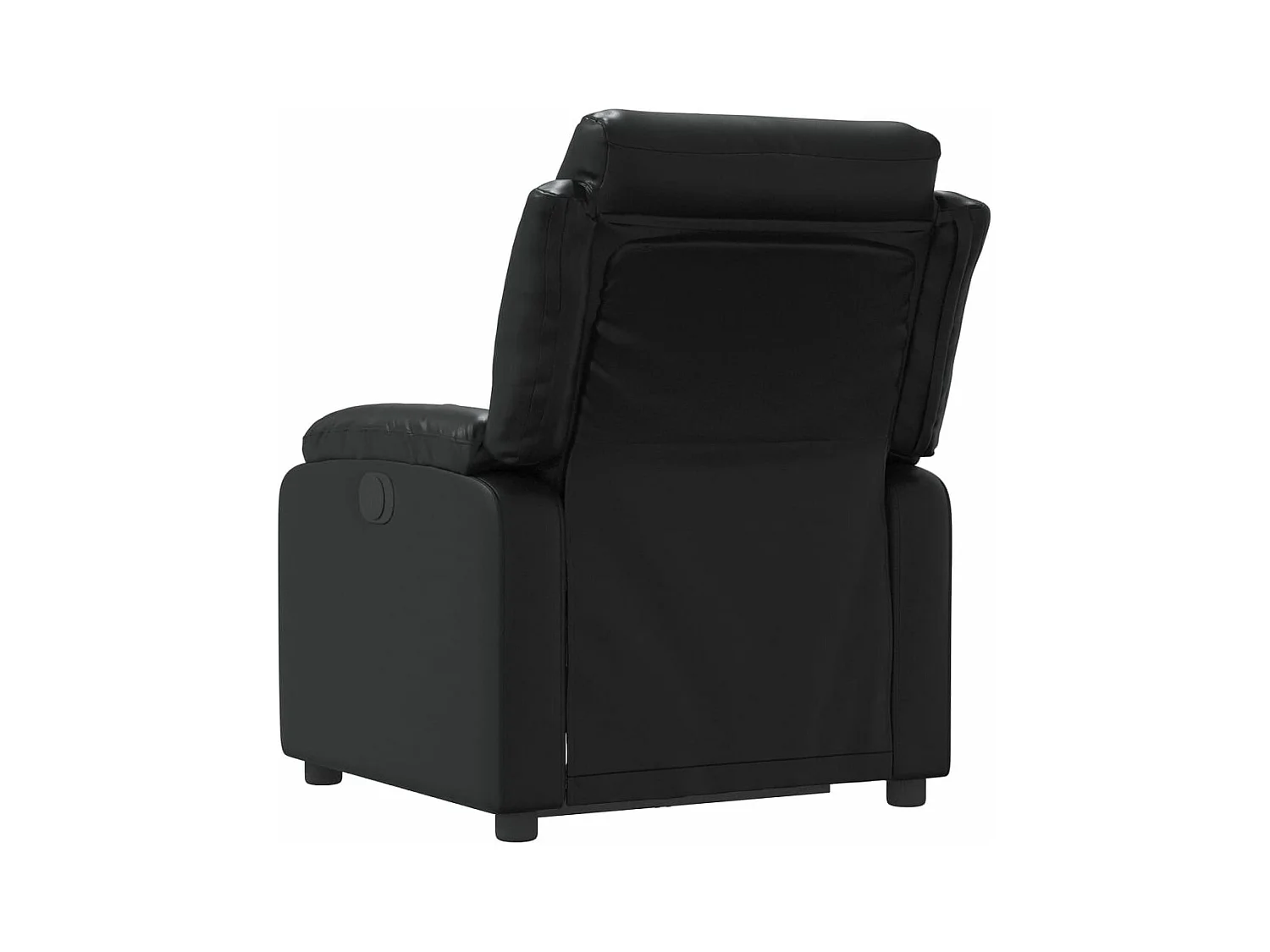 Fauteuil inclinable Noir Similicuir